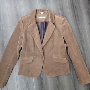LOFT Brown Corduroy Blazer